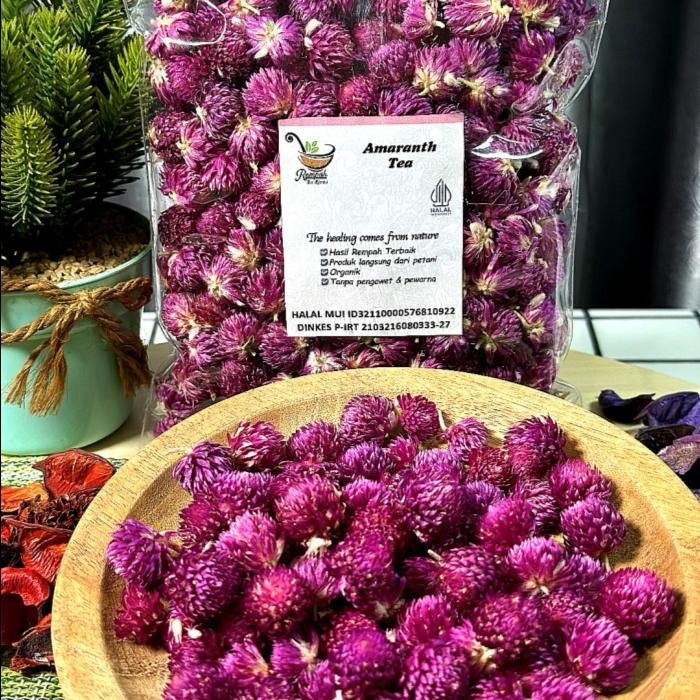 

Globe Amaranth Tea 1 kg - Teh Bunga Globe Amaranth Kering