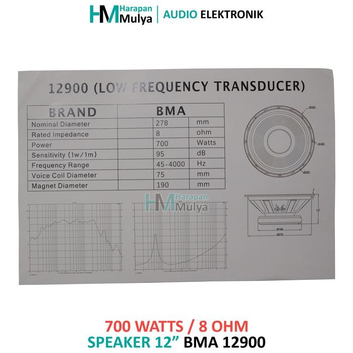 Bma 12900 Speaker 12" / Spiker 12 In