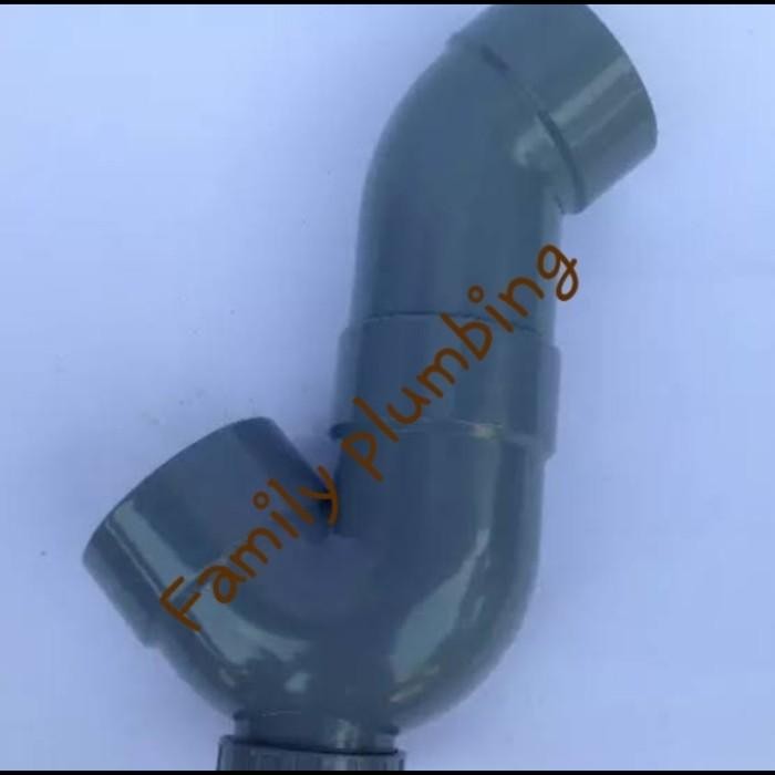 V P-TRAP APUR PVC 4" INCH TAIWAN CHINA CINA CM KDJ ZUKI BUKAN RUCIKA