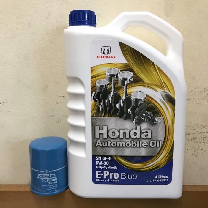 Paket 04 Oli Mesin Honda EPro Blue Genuine