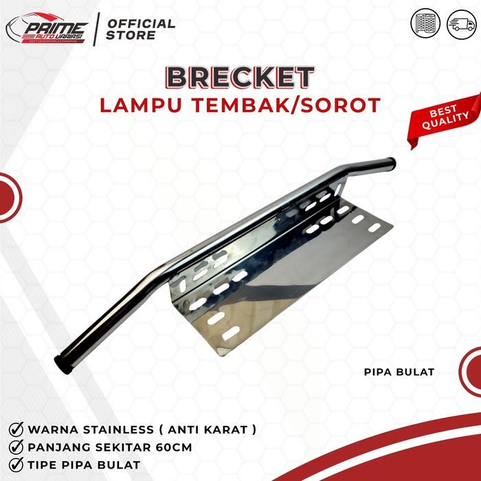 BREKET BRECKET LAMPU TEMBAK SOROT di Plat Nomor Mobil