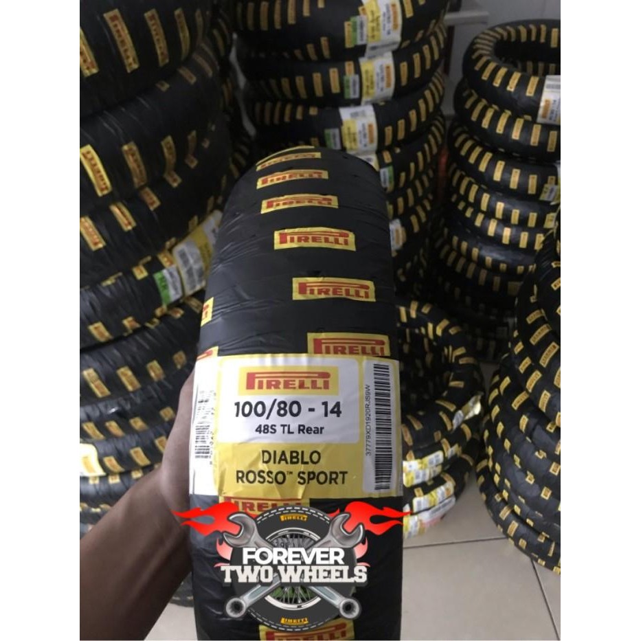 Ban pirelli diablo rosso sport 100/80-14