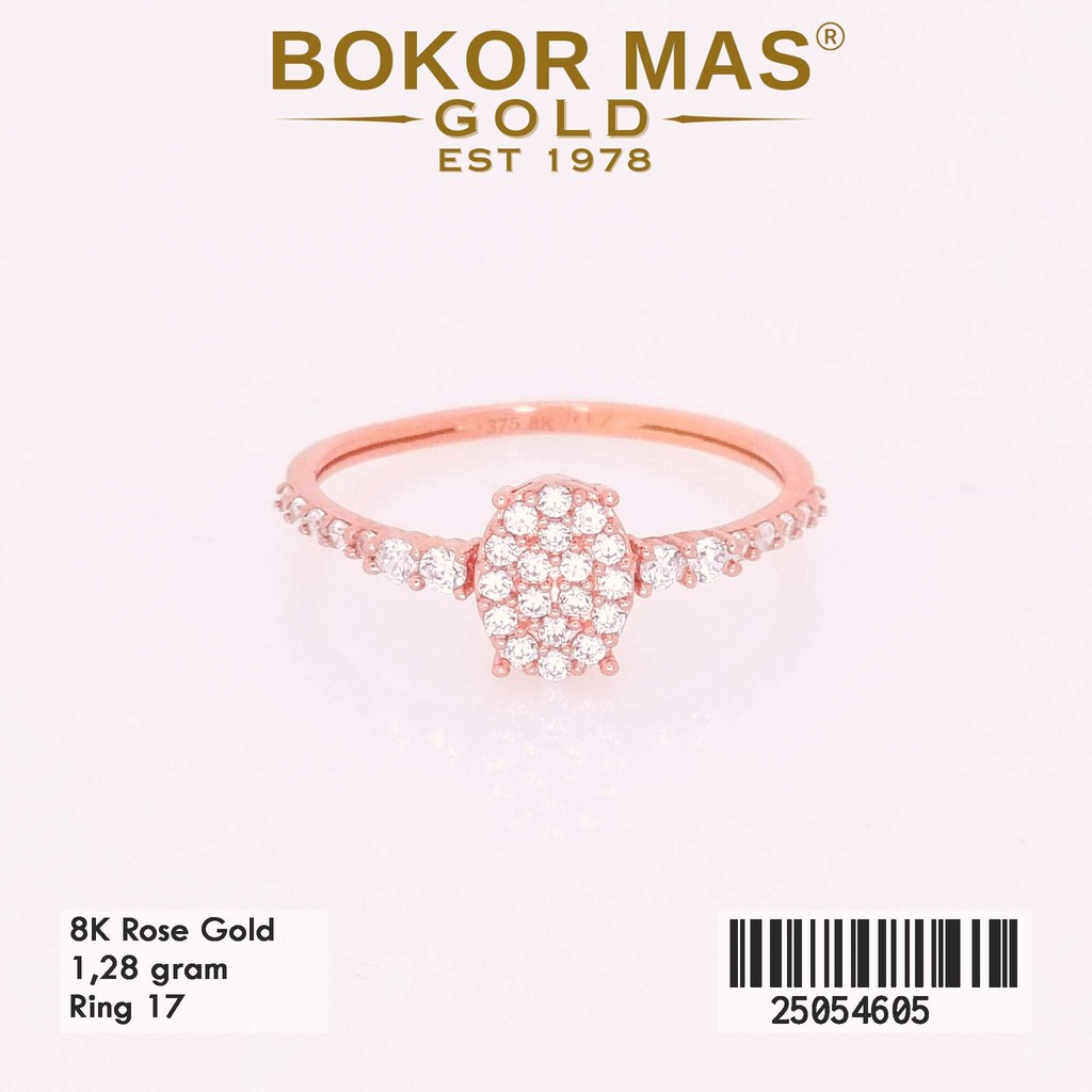 Cincin Permata Emas 375 8K 25054605 - BokorMas Gold