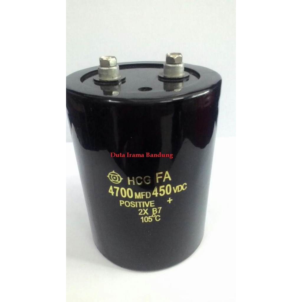 Elco 4700uf - 450Vdc / Capacitor / Kapasitor / Hitachi