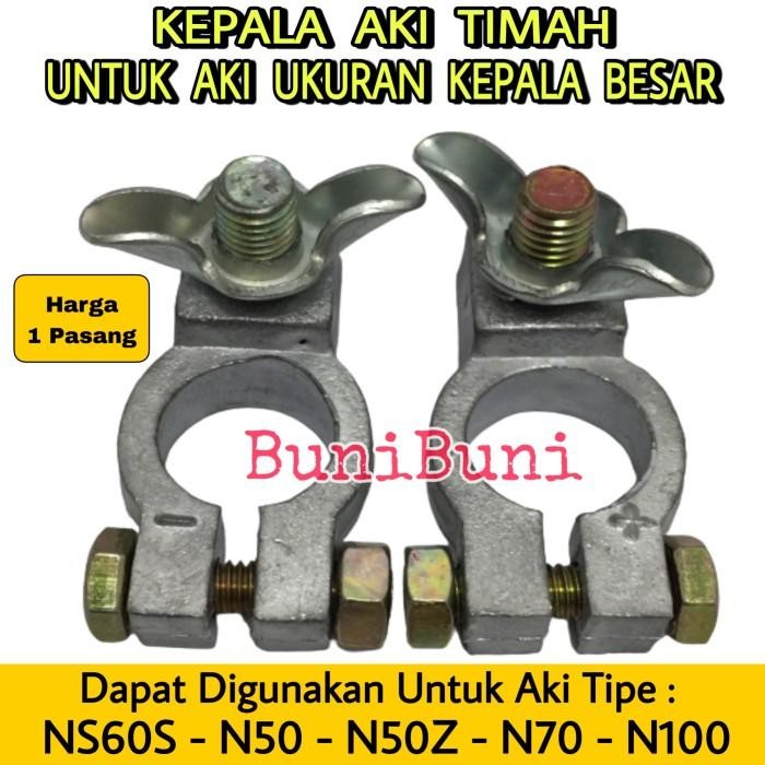 Kepala Aki TIMAH NS70 - Terminal Klem Aki Mobil BESAR NS70