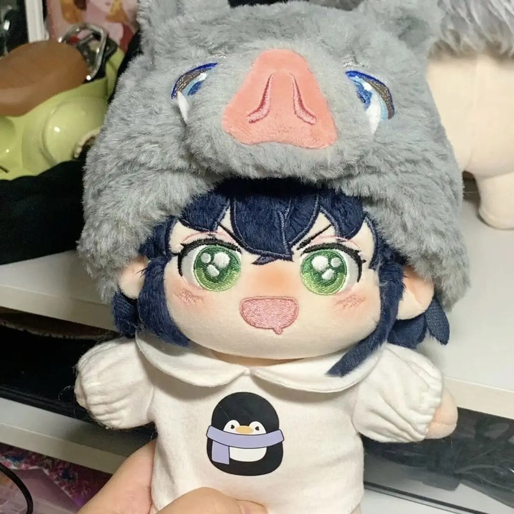 Anime Hashibira Inosuke Monster Plush Cotton Body Clothes Cosplay