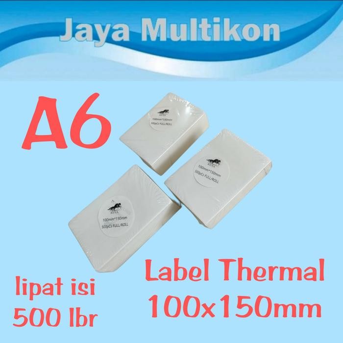 

Label Barcode Cf Murah 100X150 A6 Kertas Sticker Thermal Isi 500 Pcs Terbatas