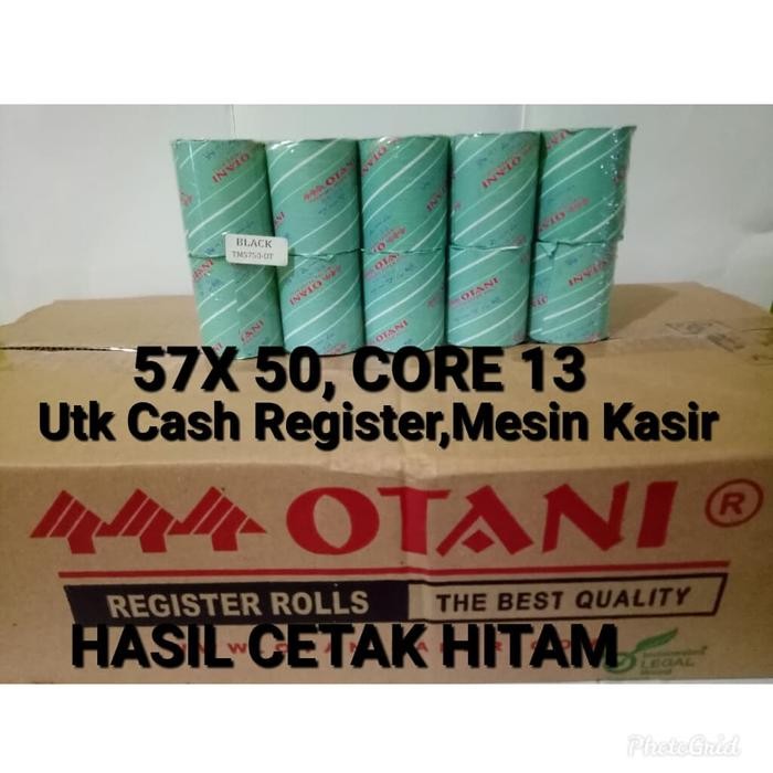 

Kertas Struk Thermal Roll 57X50 Isi 10Roll Merk Otani Terbatas