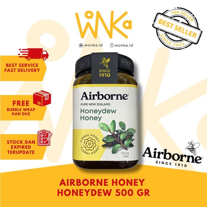 

Airborne - Madu Honeydew 500Gr - New Zealand Natural Honey Since 1910