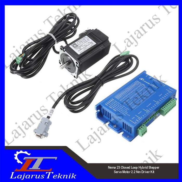 NEMA 23 CLOSED LOOP HYBRID STEPPER SERVO MOTOR 2.2 NM DRIVER KIT