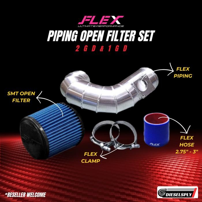 Flex Piping Open Filter Set 2GD / 1GD
