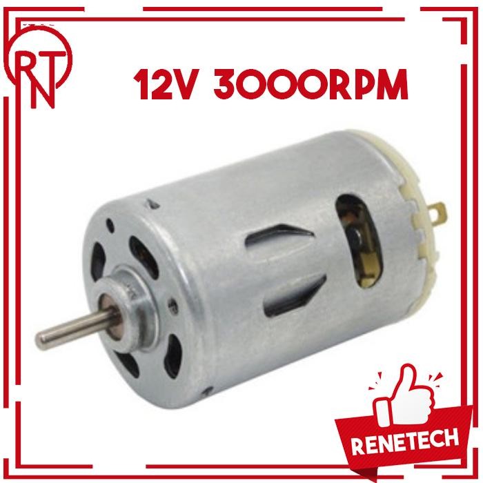 DINAMO MOTOR DC 540 12V 3000 RPM