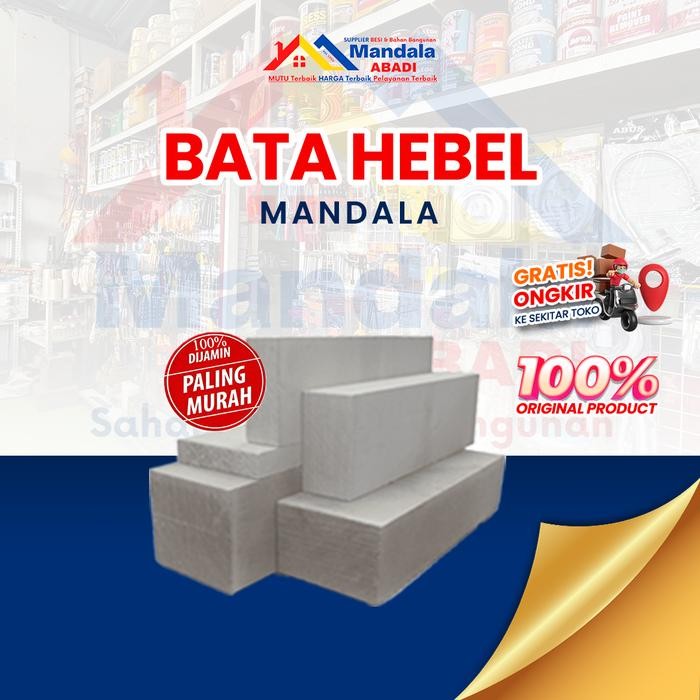 Hebel Bata Ringan 7.5cm / 10Cm Hebel
