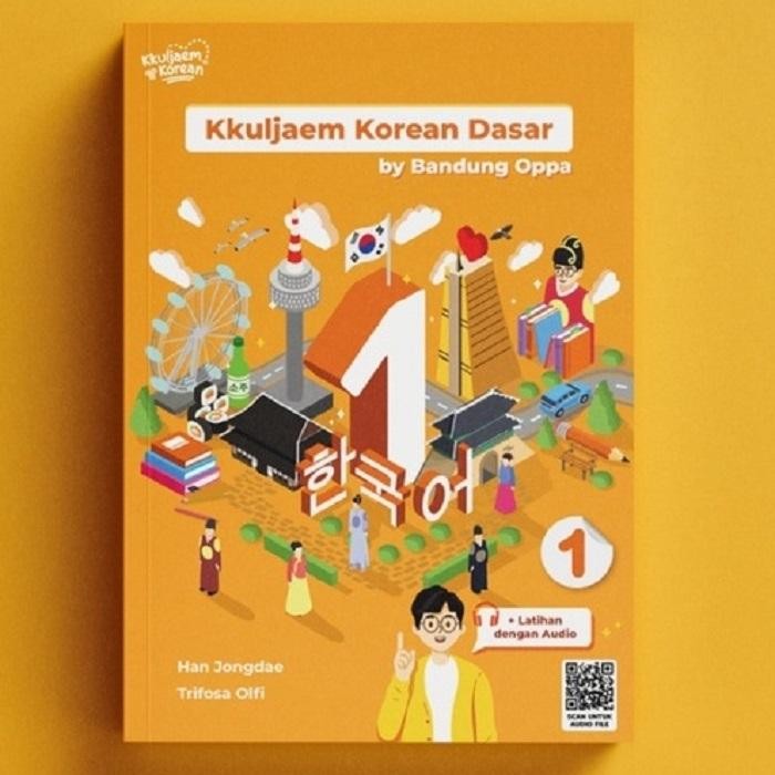 BUKU KKULJAEM KOREAN DASAR 1 - BUKU BELAJAR BAHASA KOREA PEMULA