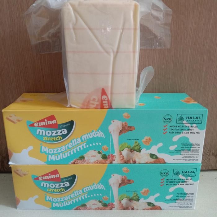 

keju mozarella +- 1kg emina