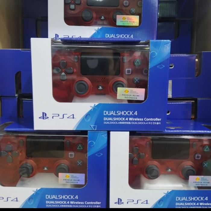 Grosir Dualshock 4 Original Crystal Red