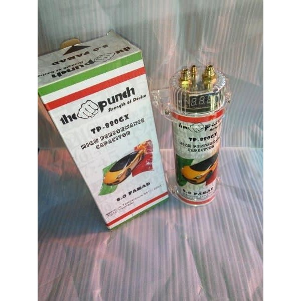 kapasitor Bank the punch 8farad I Audio Mobil