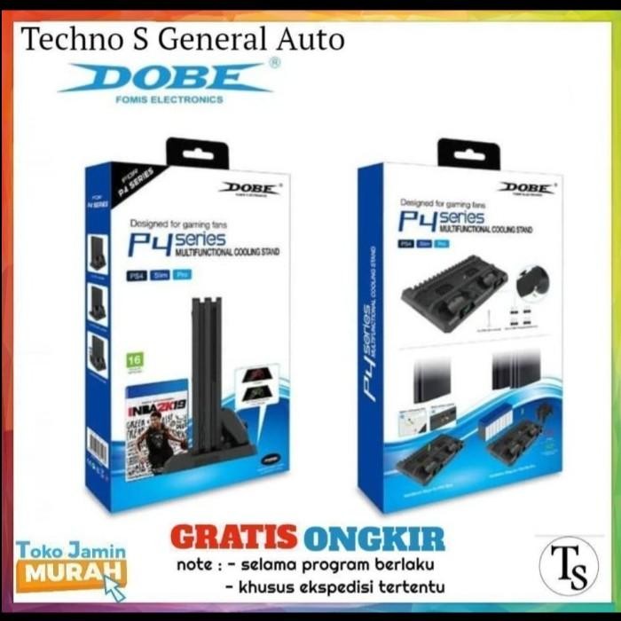 Limited Dobe Multi Function Cooling Stand For Ps4 Slim - Ps4 Pro - Ps4 Fat