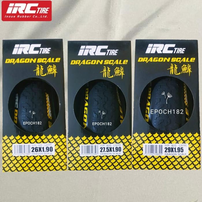 Ban Luar Sepeda IRC Dragon Scale 26 x 1.90, 27.5 x 1.90 & 29 x 1.95 BL