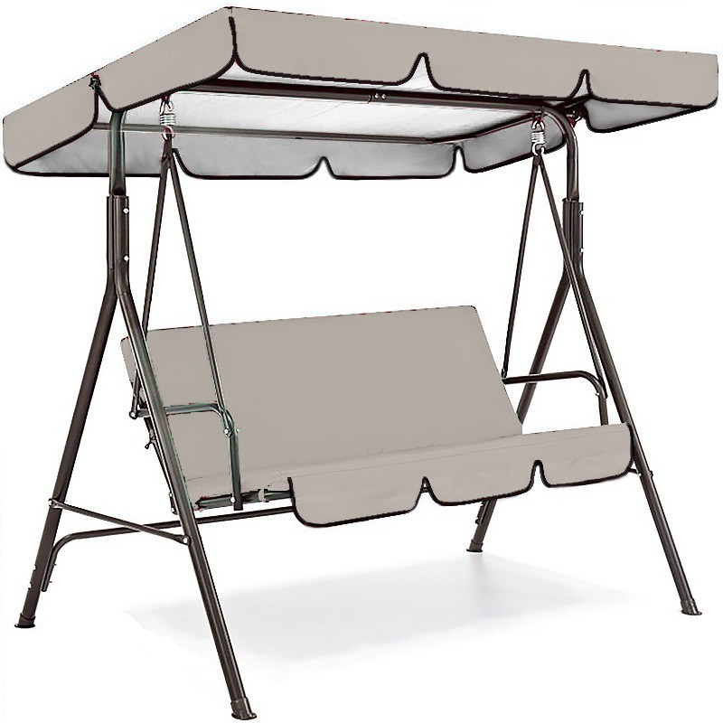 

3-Seat Swing Seat and Ceiling Cover Garden Swing Hammock Tent Waterproof UV Protection Courtyard