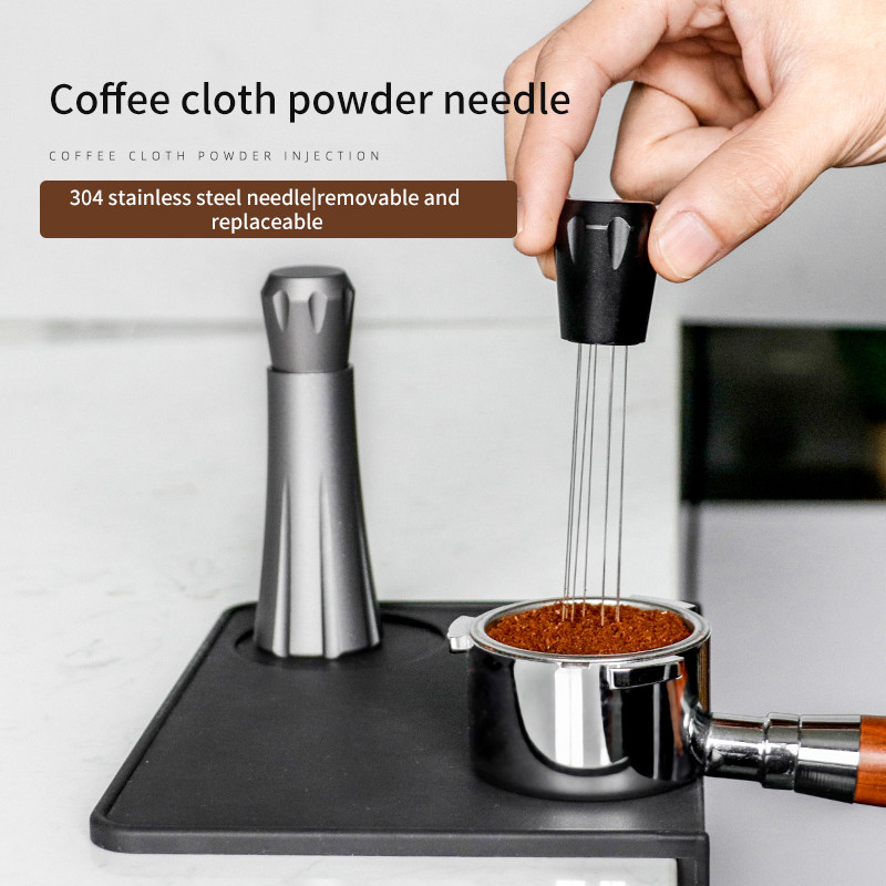 

Coffee Tamper Stainless Steel Needles Espresso Powder Stirrer Distributor Leveler WDT Tools Cafe