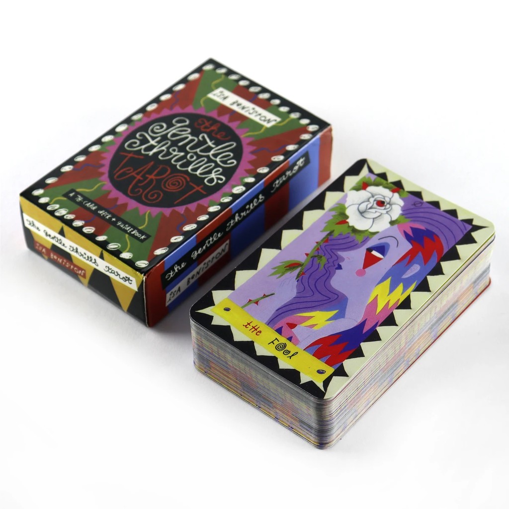 

1Pcs Deck Tarot The Gentle Thrills Tarot 78 Cards Deck Beautiful Illustrated Traditional Tarot