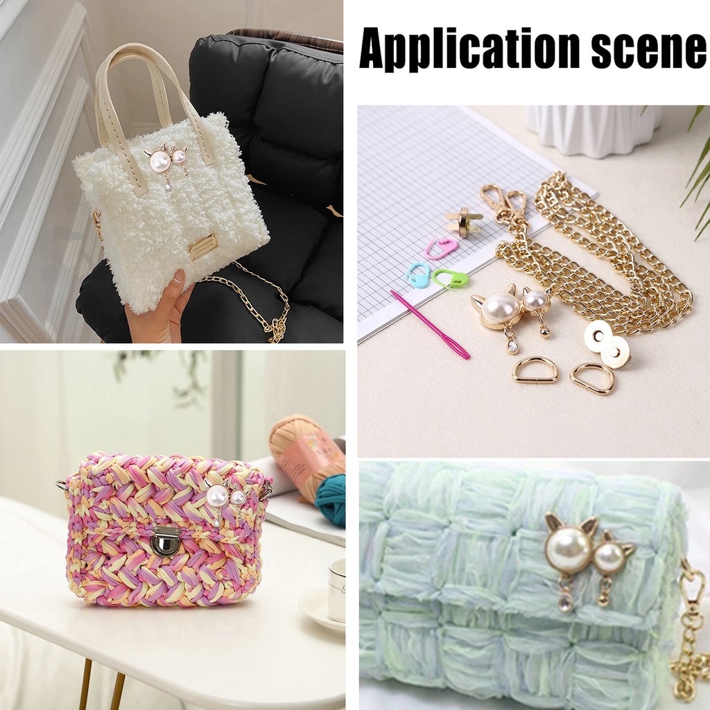 

DIY Materials Kit Knitting Crochet Bags Kit Mesh Plastic Frame Sheet for DIY Making Bag Auxiliary