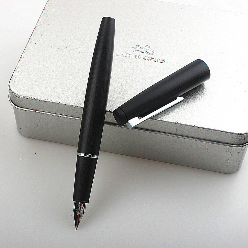 

Jinhao 80 High Quality Fountain Ink Pen 0.38mm Black Fine Tip Pens Writing Instruments Bussiness