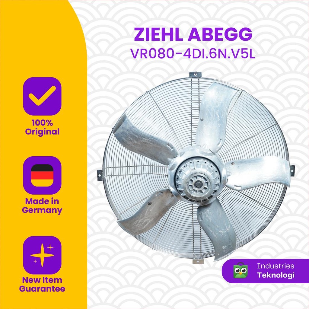 Axial Fan Ziehl Abegg 800mm 32 Inch - VR080-4DI.6N.V5L - 3 Phase
