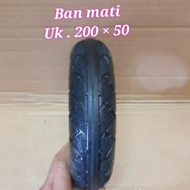 Karet ban kursi roda elektrik skuter ukuran 200x50