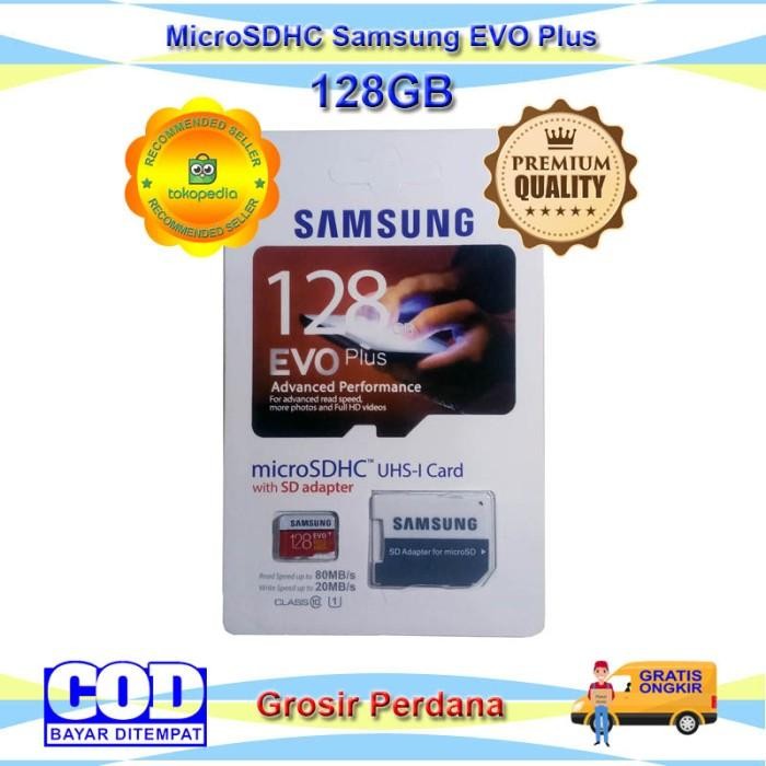 (Allthebest) Bergaransi Memory Card Samsung 128GB EVO Plus - MicroSD Samsung 128GB