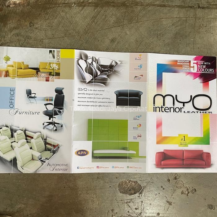 (Allthebest) BAHAN JOK MOBIL MYO METERAN KULIT SINTETIS