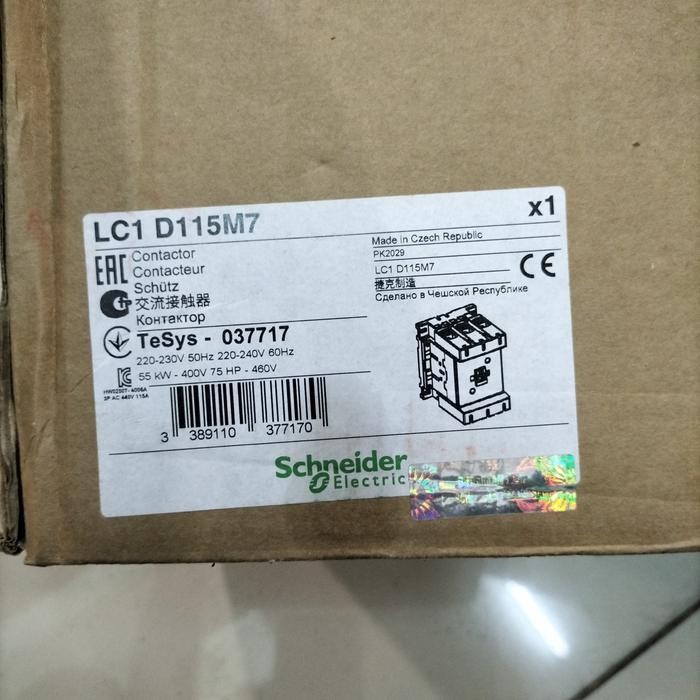 KONTAKTOR SCHNEIDER LC1D115M7