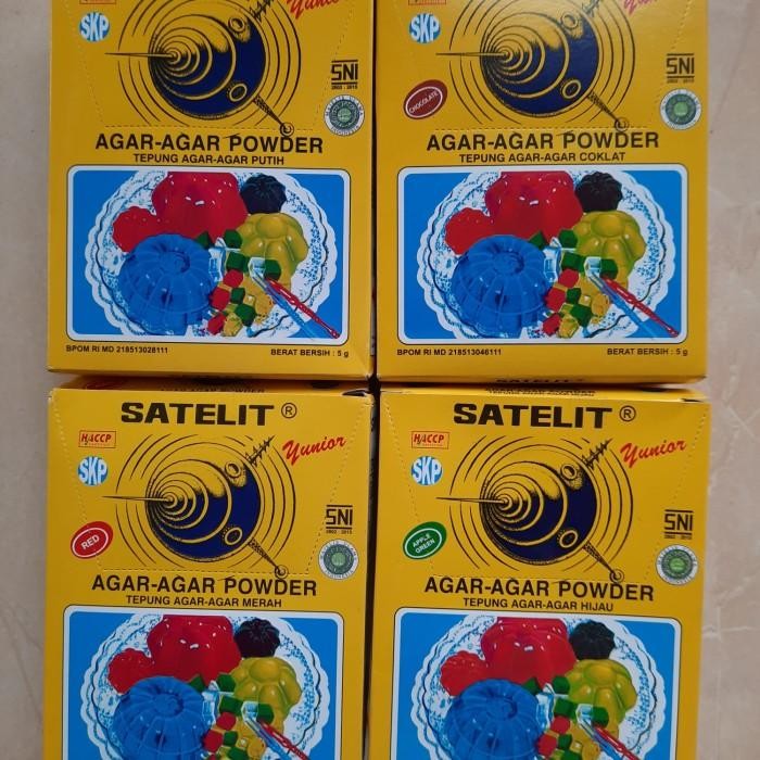 

(Allthebest) Tepung Agar-Agar Satelit 5g Satu Box 12 Sachet