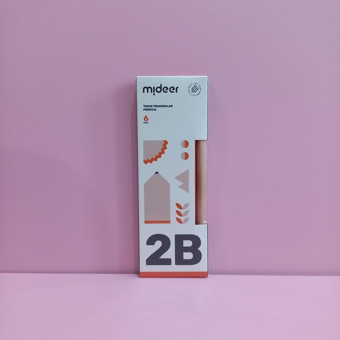 

NYBEBY26 MIDEER THICK TRIANGULAR PENCIL 2B 4B 6B PENSIL SEGITIGA ALAT TULIS SEKOLAH