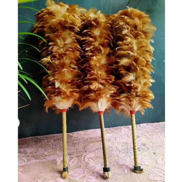 Kemoceng Bulu Ayam - Alat Pembersih Debu
