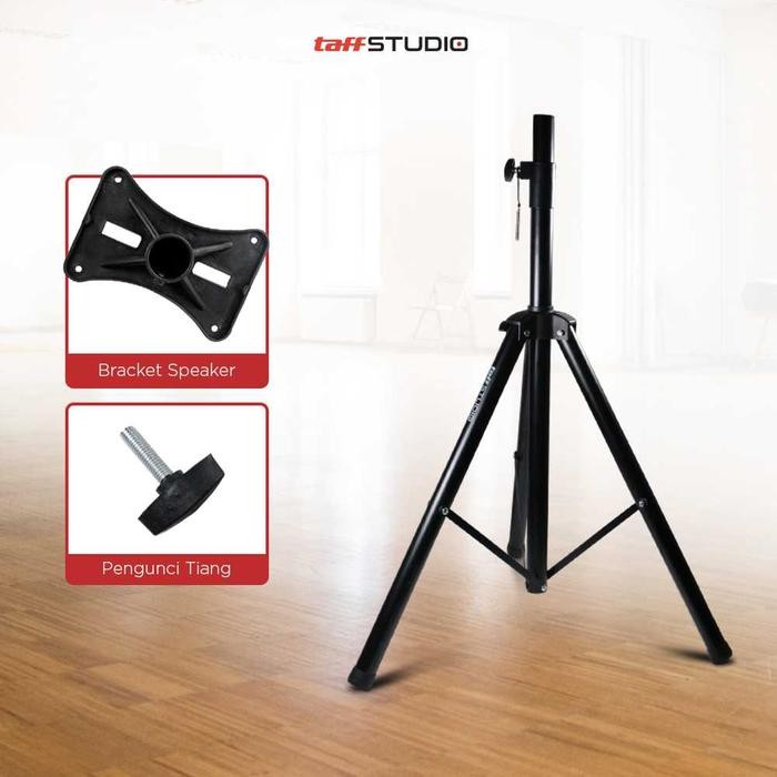 Tripod Stand Speaker Audio System 8-15 Inch 1.8M - Sps-502M Tiang Kaki Speaker Audio Taffstudio