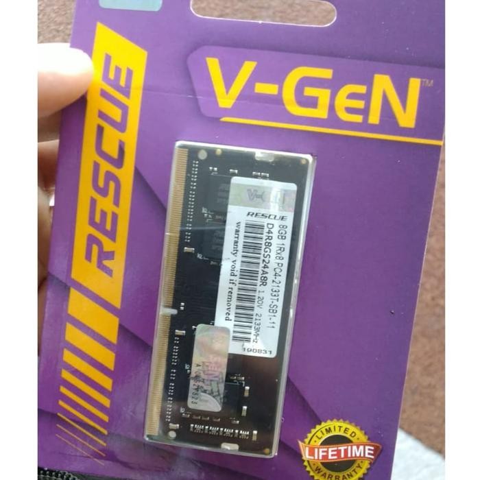 Memori Sodimm Laptop Ddr4 8Gb V-Gen Rescue 2133 Mhz Pc-2133