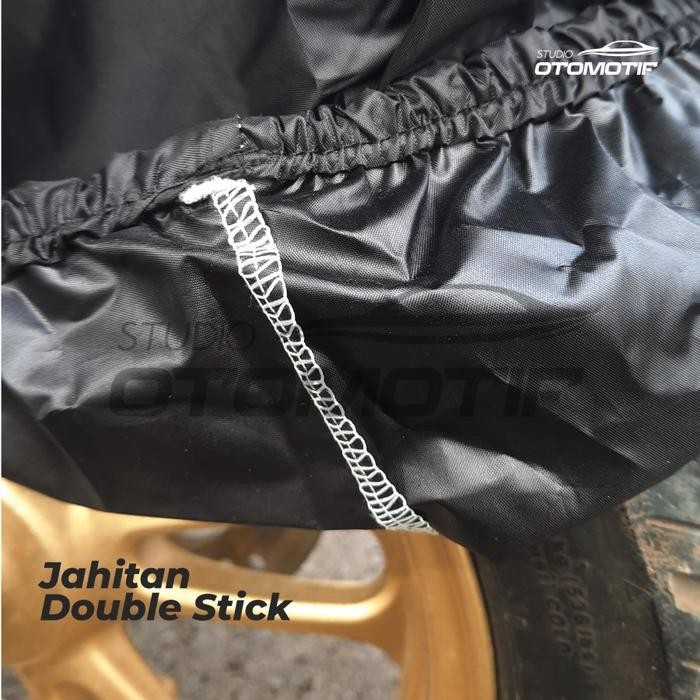 Sarung Motor CB150 Verza Hitam List Merah Body Cover Penutup Motor