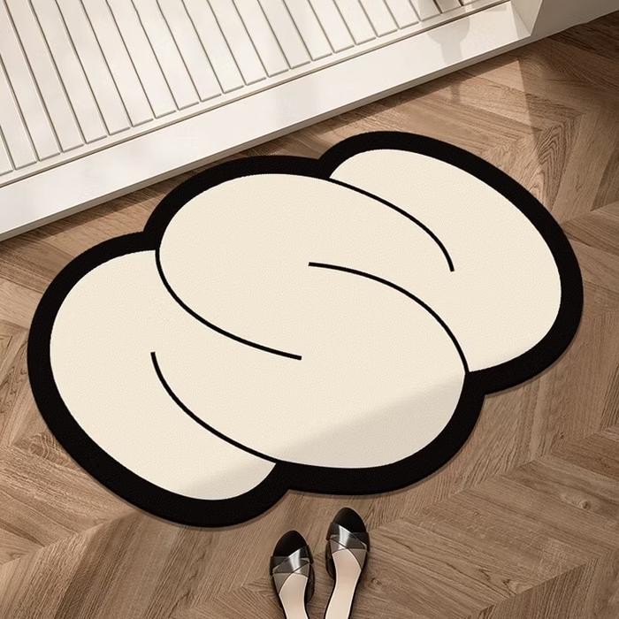 ReadyAnti Slip Alas Lantai Keset Kaki Diatomite Serap Air Alas Kasur Lantai Anti Lembab Air Anti