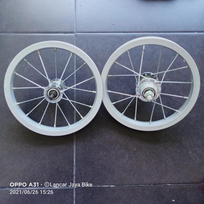 velg rims sepeda anak 12 in depan dan belakang