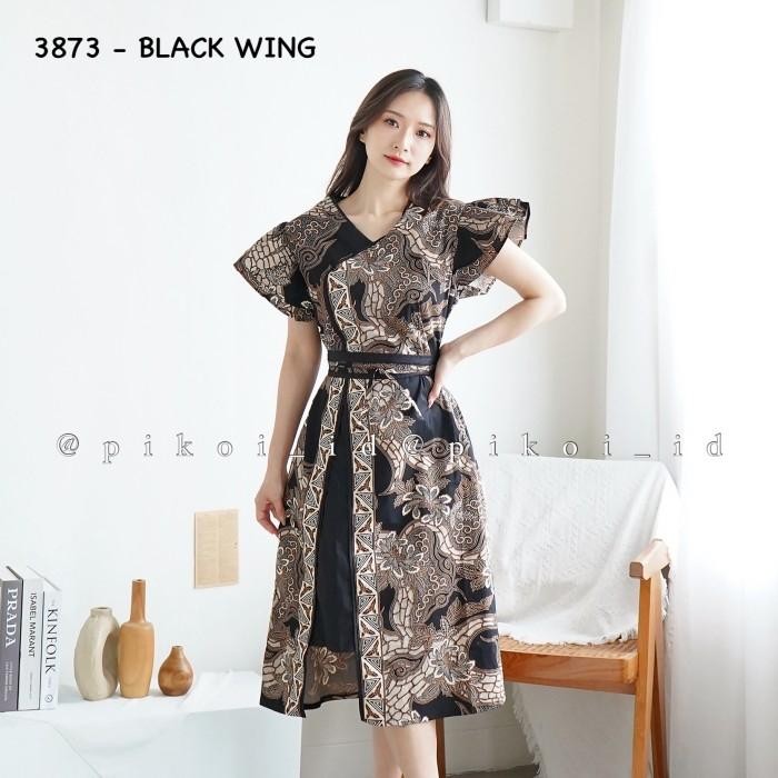 Sale Dress Batik Wanita Modern / Gaun Pesta Batik Wanita Modern / Dres Batik Katun Wanita Kekinian /