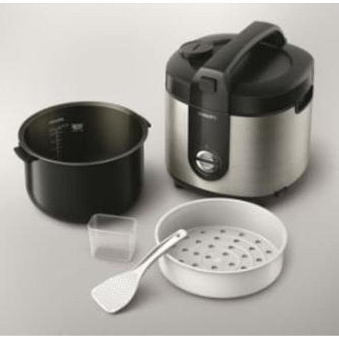 PHILIPS HD3128/33 Rice Cooker 3in1 Kapasitas 2 Liter - SILVER