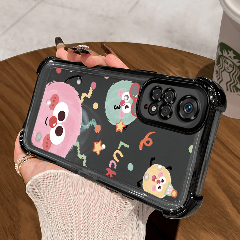 Casing Hp untuk Xiaomi Redmi Note 11 Redmi Note 11s Case Casing Softcase bola wol Kesing HP pelindun