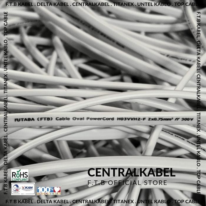 Kabel Oval / Gepeng 2X0.75 ( Speaker Toa Nyyhy 2X0.75Mm 2X0,75Mm )