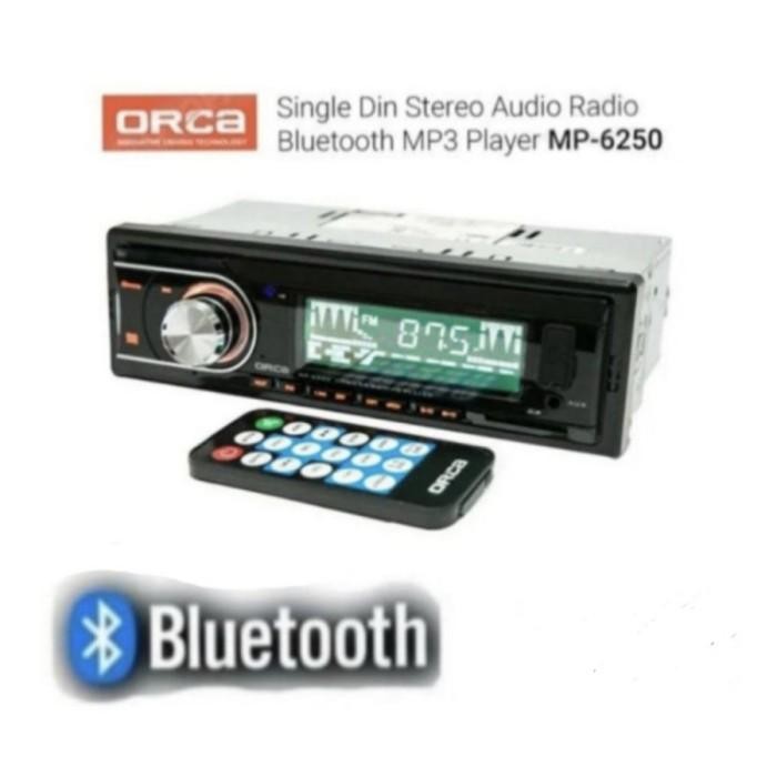 (Allthebest) Single Din Orca MP 6250 / Tape Single Din Orca USB MP3 Radio