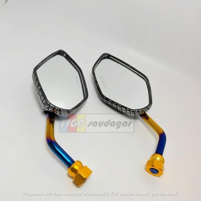 (Allthebest) SPION CARBON MINI HONDA YAMAHA MODEL JUPITER BEAT FI SCOOPY VARIO