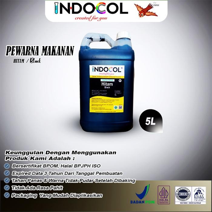 

Indocol Pewarna Cair Hitam (5 Liter) Gratis Ongkir