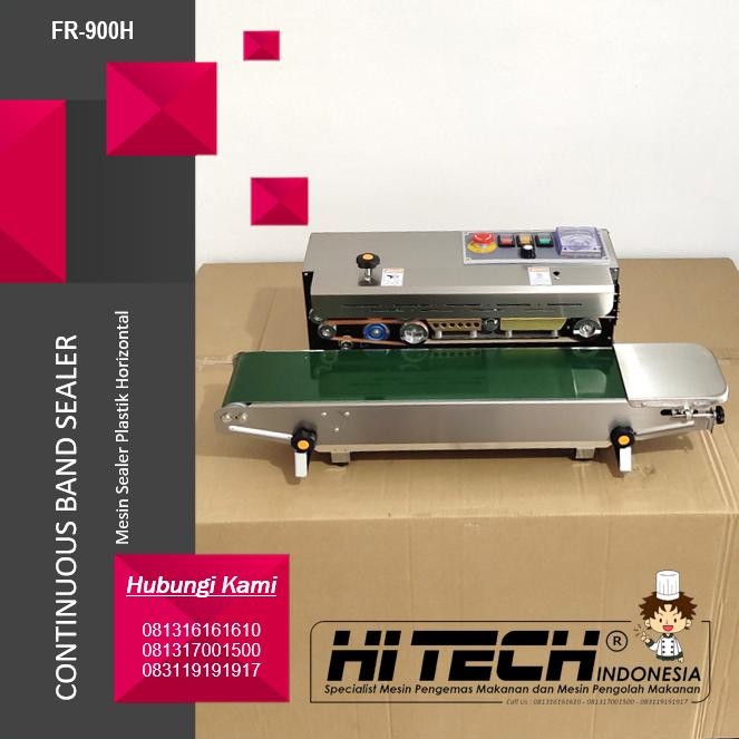 Termurah Continuous Band Sealer Fr-900.Mesin Sealer Otomatis