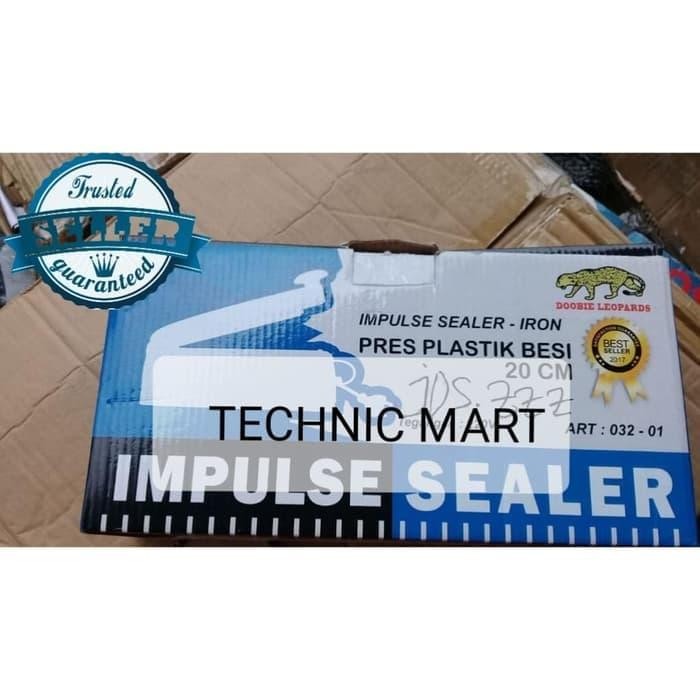 Spesial Hand Sealer Plastik 20Cm Bodi Besi / Impulse Sealer Si 200/ Mesin Pres